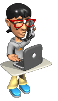 laptop animated